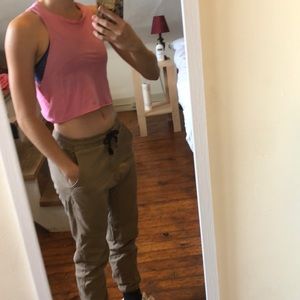 Pink crop top